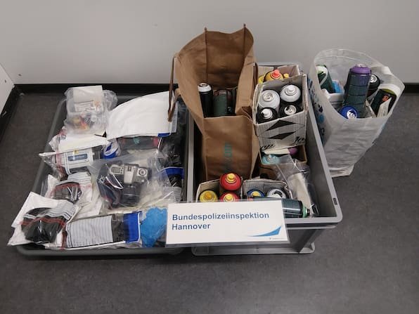 Hannover: Polizei schnappt vier tatverdächtige Spanier bei nächtlicher Graffiti-Aktion