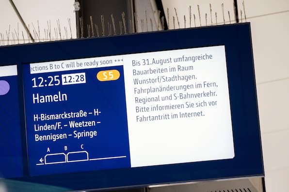 Bahnsperrungen zwischen Minden, Hannover und Braunschweig im August: Alle Infos im Liveticker