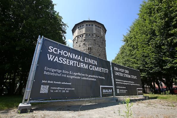 Wasserturm in Hannover zu vermieten: Eigentümer sucht Nachfolge für Moia