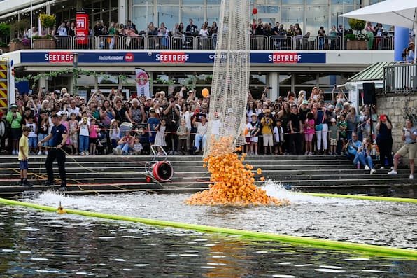 Maschseefest 2026: Entenrennen sammelt Spenden für Stammzellregister