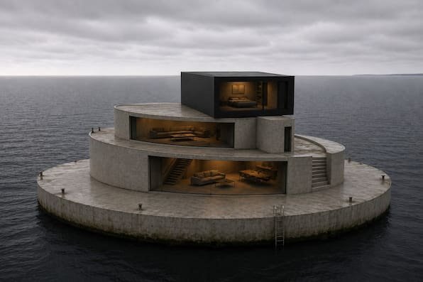 Die Ostseeinsel Ostervilm ist jetzt eine Hannoveranerin. Daniel Pflieger hat künstliche Militärinsel gekauft