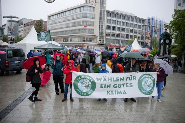 Klimademo in Hannover: 150 Teilnehmer bei Hannover for Future am Kröpcke
